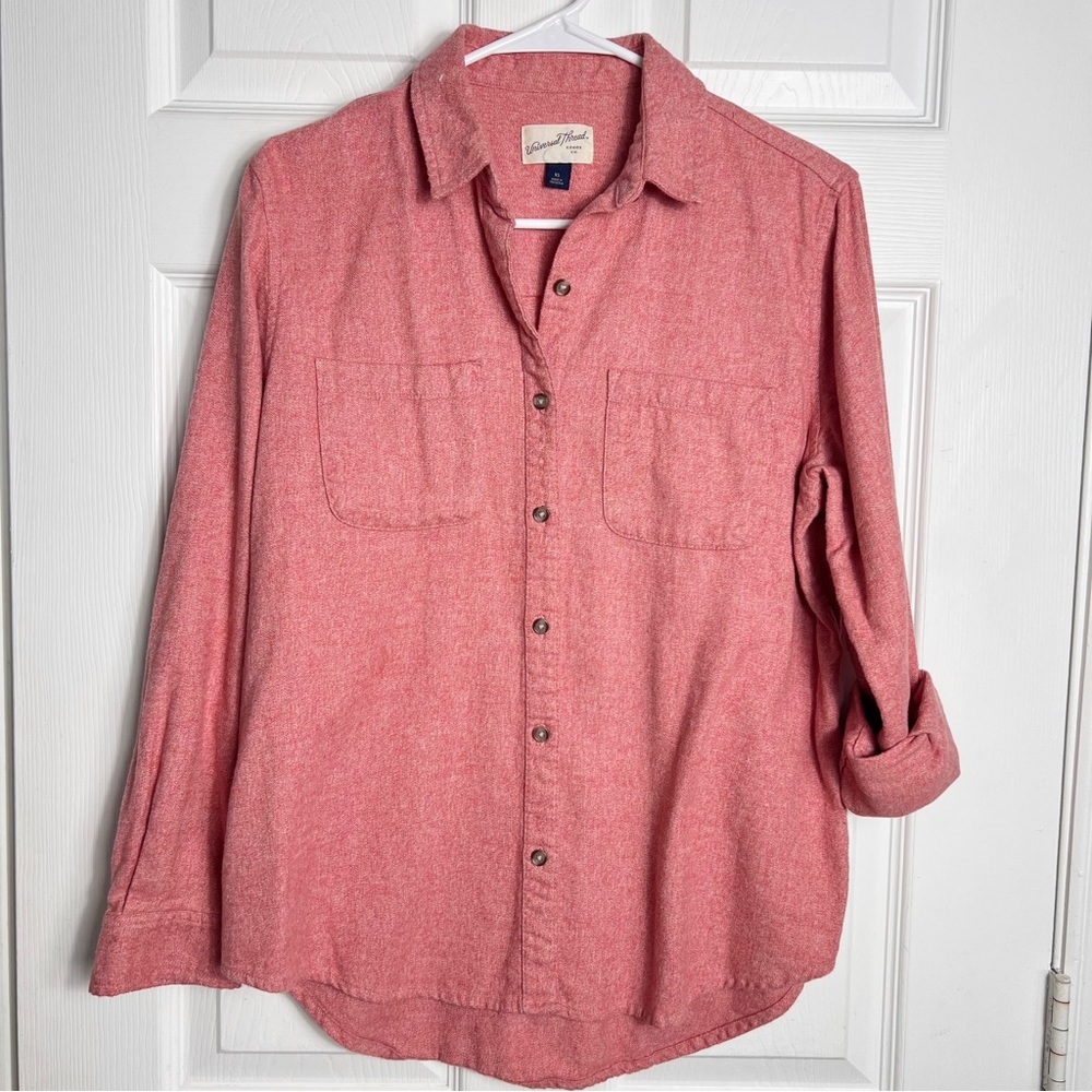 Universal Thread | Fleece Collared Button Down Sh… - image 1